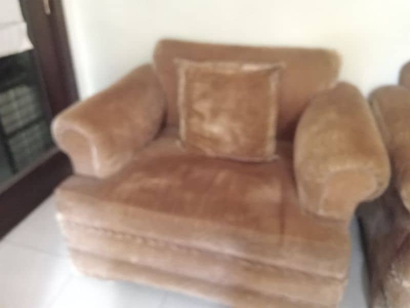 sofa set with matching cushion 3