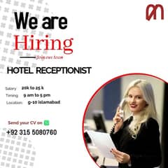 HOTEL RECEPTIONIST