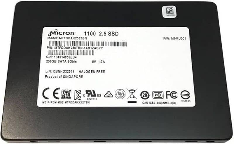 Micron MTFDDAK256TBN  256 ssd 0