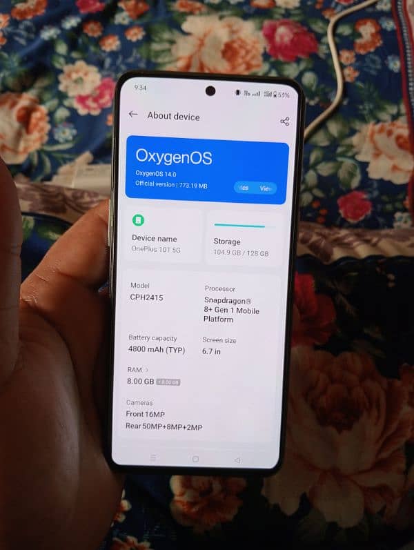 OnePlus 10t 5G non pta active 8/128GB Exchange Possible 7