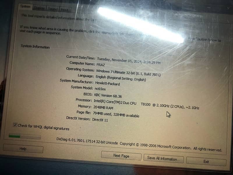 hp compaq 6910P laptop for sale. 5