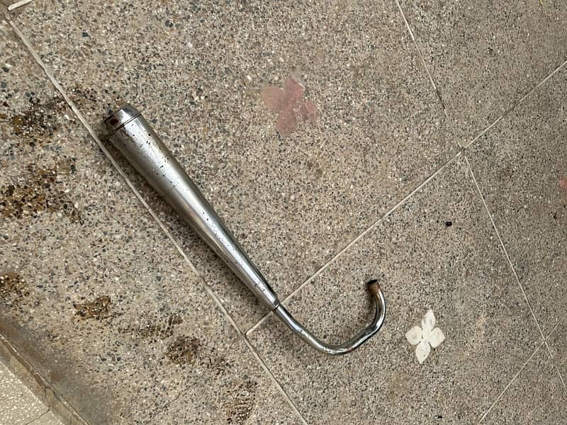 Honda Cg 125 old model silencer  100% original 1