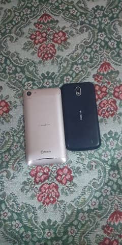 NOKIA 1 And QMobile for sale software dead ha bas aur side button