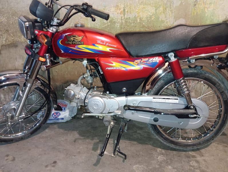 Road Prince 70cc unregistered Bike only 93000 5