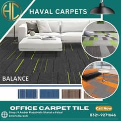 Office Carpet Tile - Luxurious Floor Carpet - Longlasting Carpet Tile