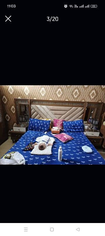 Full complete bed room set slightly used condition 10/8 11