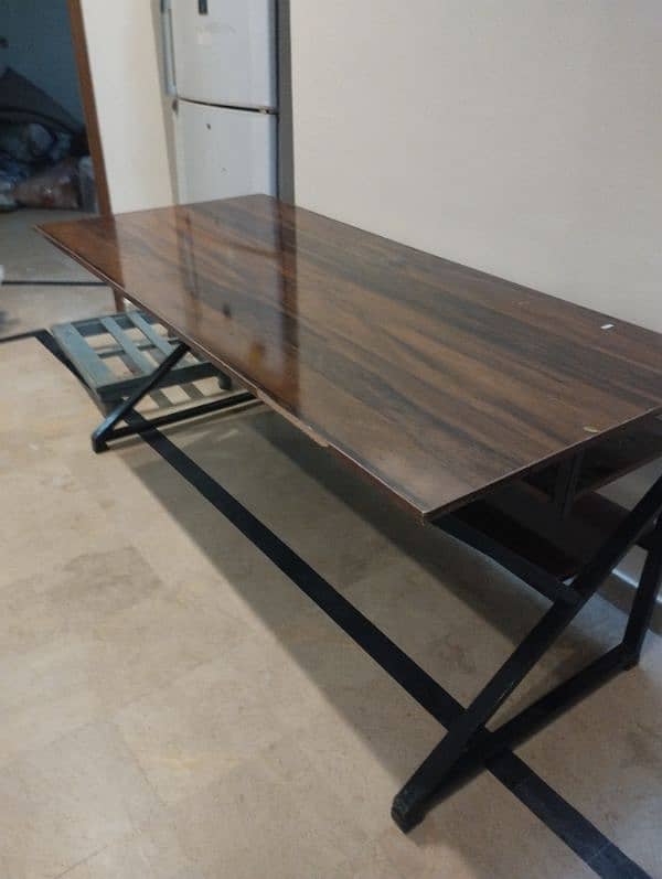 Sturdy Custom-Made Office Table with Chair 0