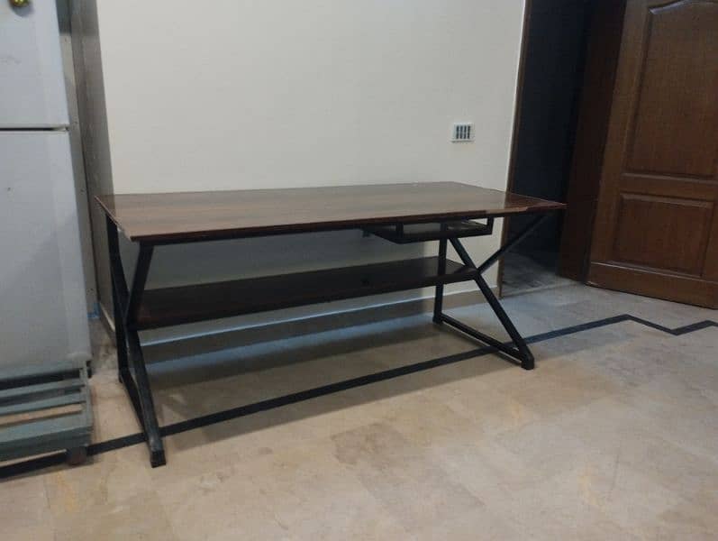 Sturdy Custom-Made Office Table with Chair 2