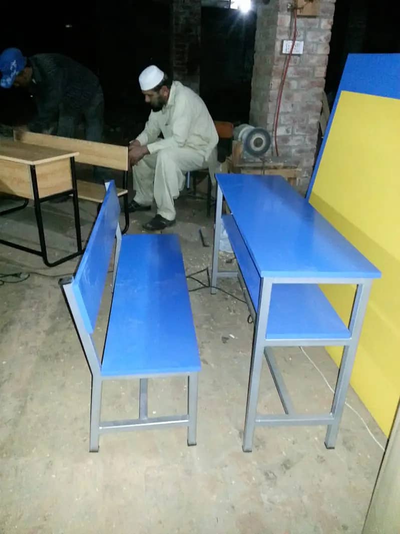 School table and chair/Round table/Sudy table/Student chair/Bench 1