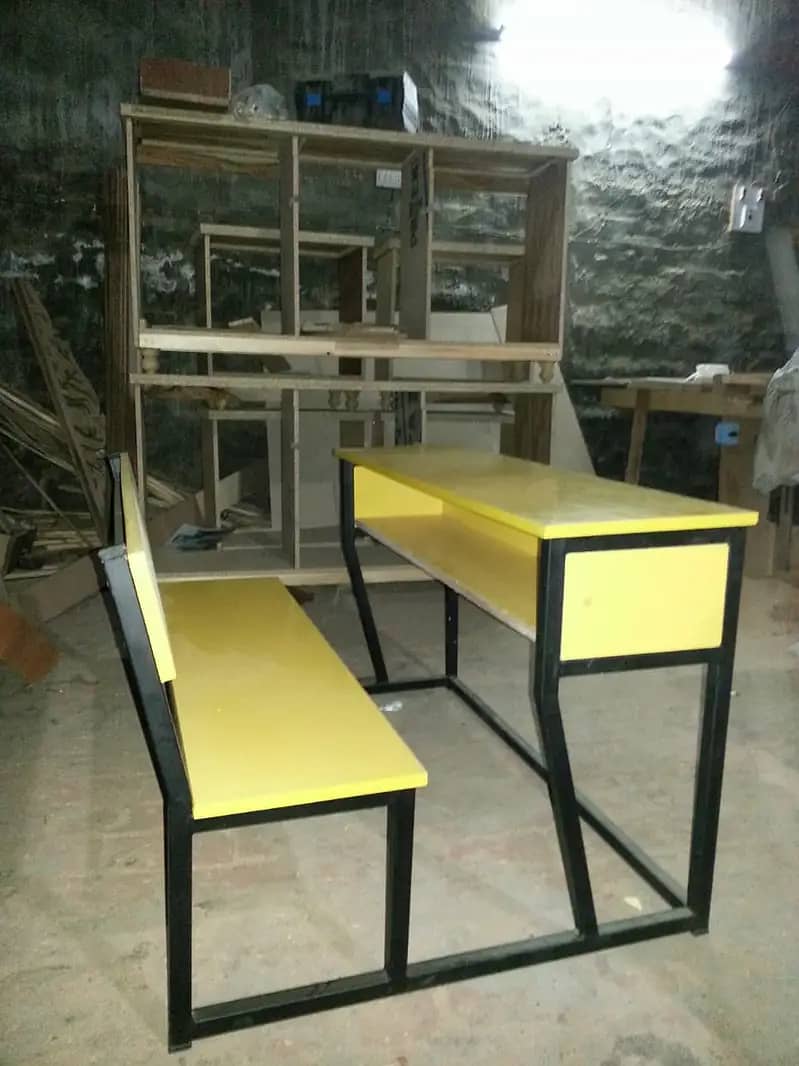 School table and chair/Round table/Sudy table/Student chair/Bench 2