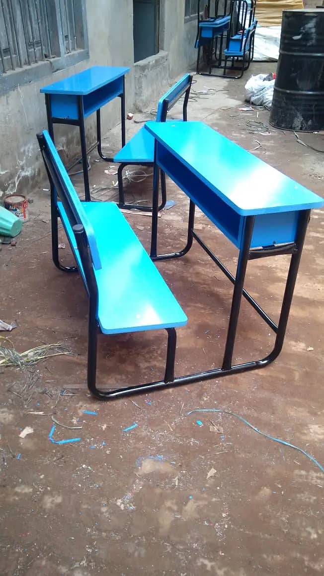 School table and chair/Round table/Sudy table/Student chair/Bench 8