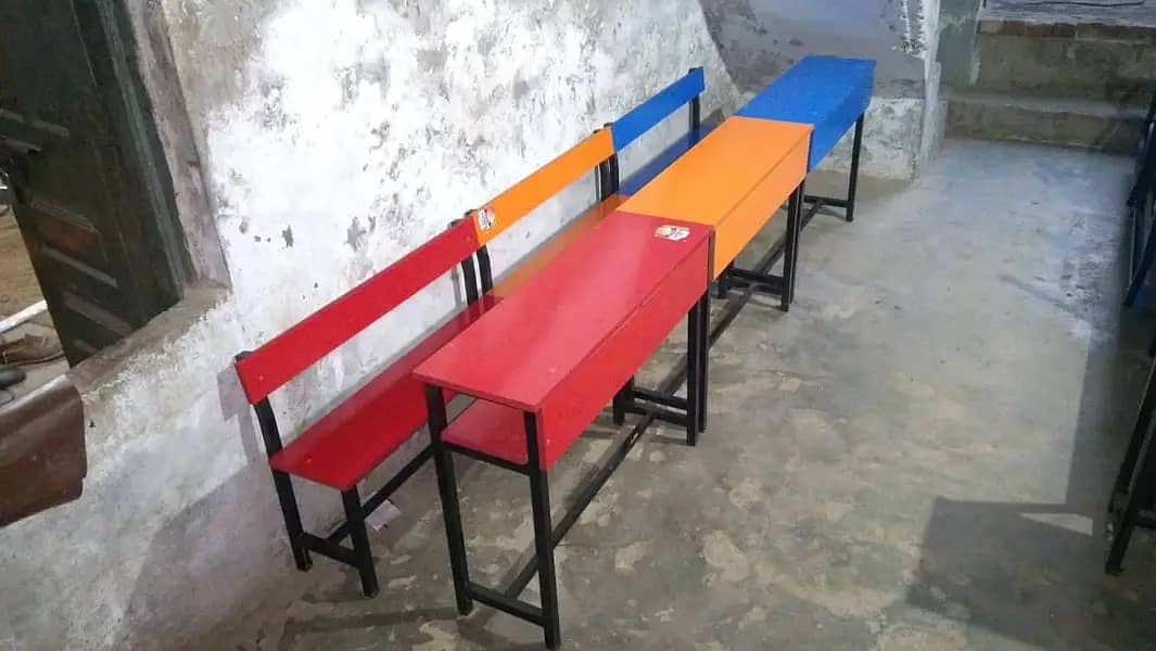 School table and chair/Round table/Sudy table/Student chair/Bench 9