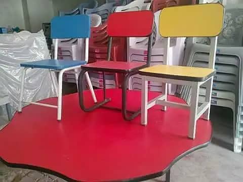 School table and chair/Round table/Sudy table/Student chair/Bench 10