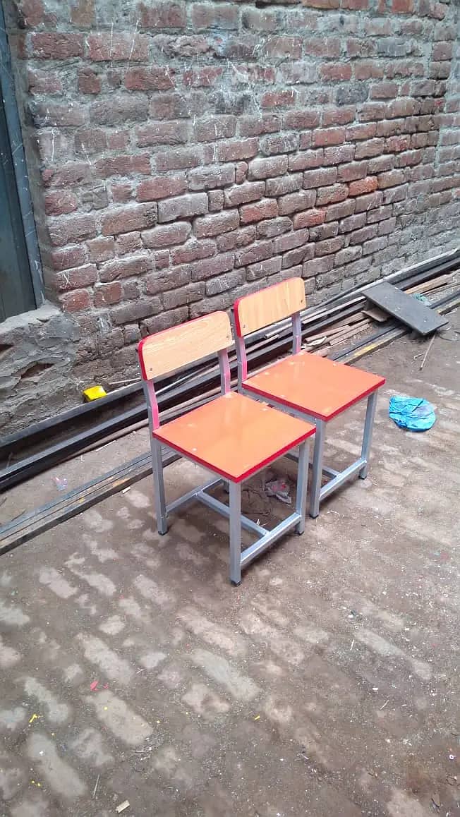 School table and chair/Round table/Sudy table/Student chair/Bench 11