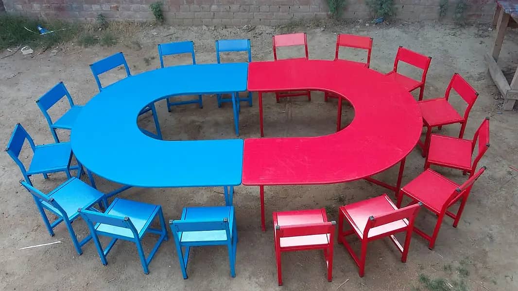 School table and chair/Round table/Sudy table/Student chair/Bench 16