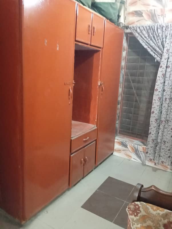 5.5 Marla furnish upper portion 2 bed attached bath TV launch tiles flooring woodwork for rent only for bachelors 6