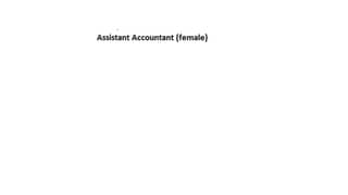 Assistant Accountant female