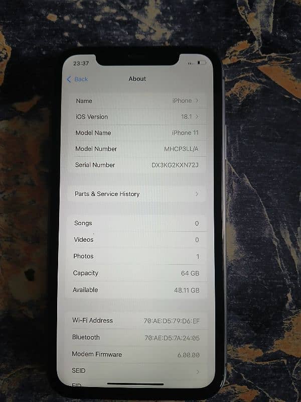 iphone 11 jav every good condition 97 battery health  only panel chang 0