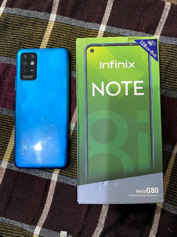 infnix note 8i full new 128GB 5