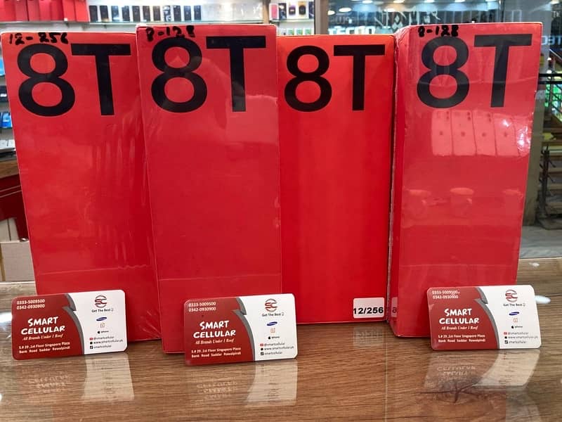 New Box packed Oneplus 8T Global 0