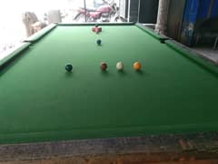 Three good condition used snooker table