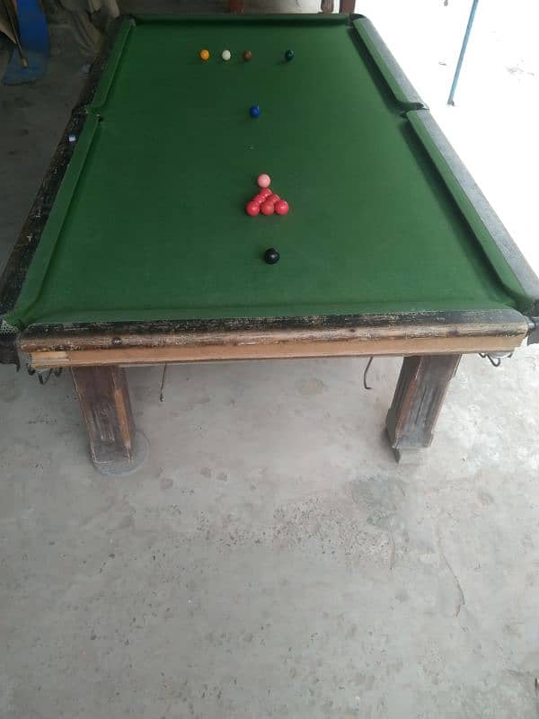 Three good condition used snooker table 2