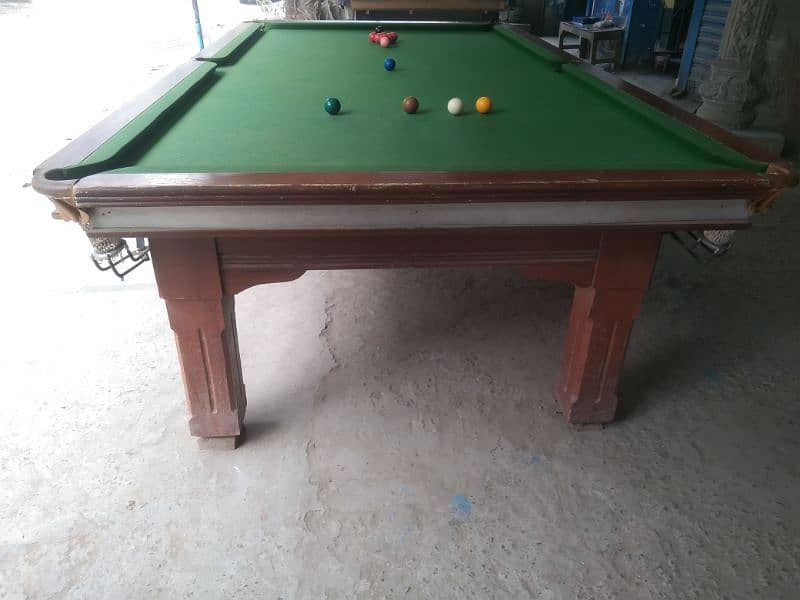 Three good condition used snooker table 3