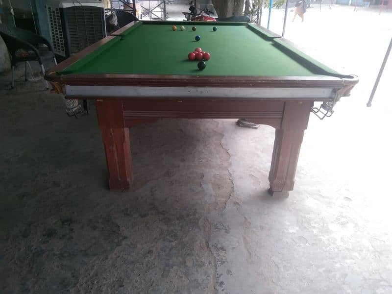 Three good condition used snooker table 4