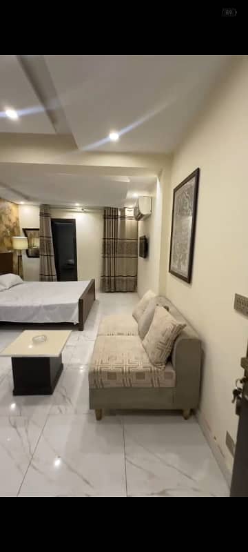 BRAND NEW FULLY FURNISHED ONE BED STUDIO APARTMENT FOR SALE IN IQBAL BLOCK SECTOR E BAHRIA TOWN LAHORE 2