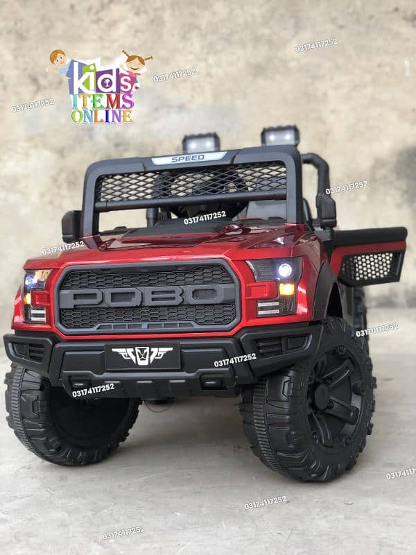 Kids/Baby Electric Ride On Jeeps/Rubber Wheel Jeeps/4By4 Jeeps 3