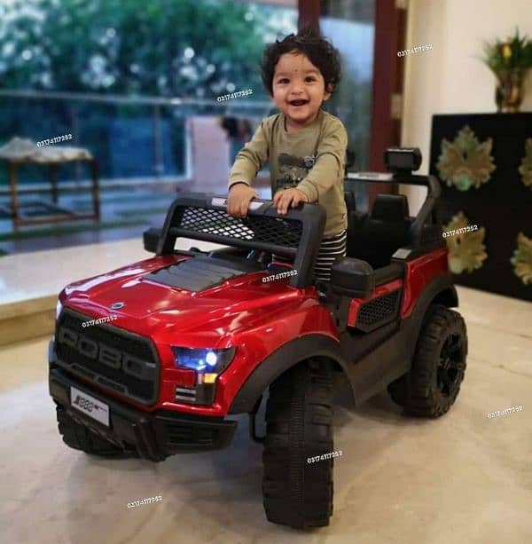 Kids/Baby Electric Ride On Jeeps/Rubber Wheel Jeeps/4By4 Jeeps 9