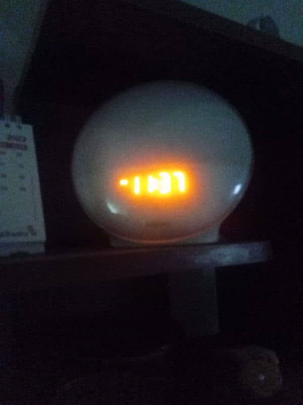 Digital wall clock. with Night lamp 1