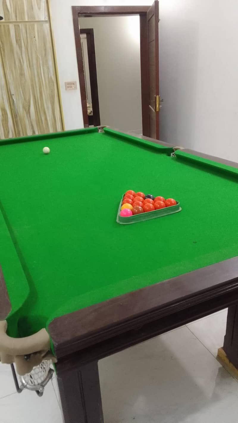 Urgent Sale One Month Home Used Snooker Table For Sale 0