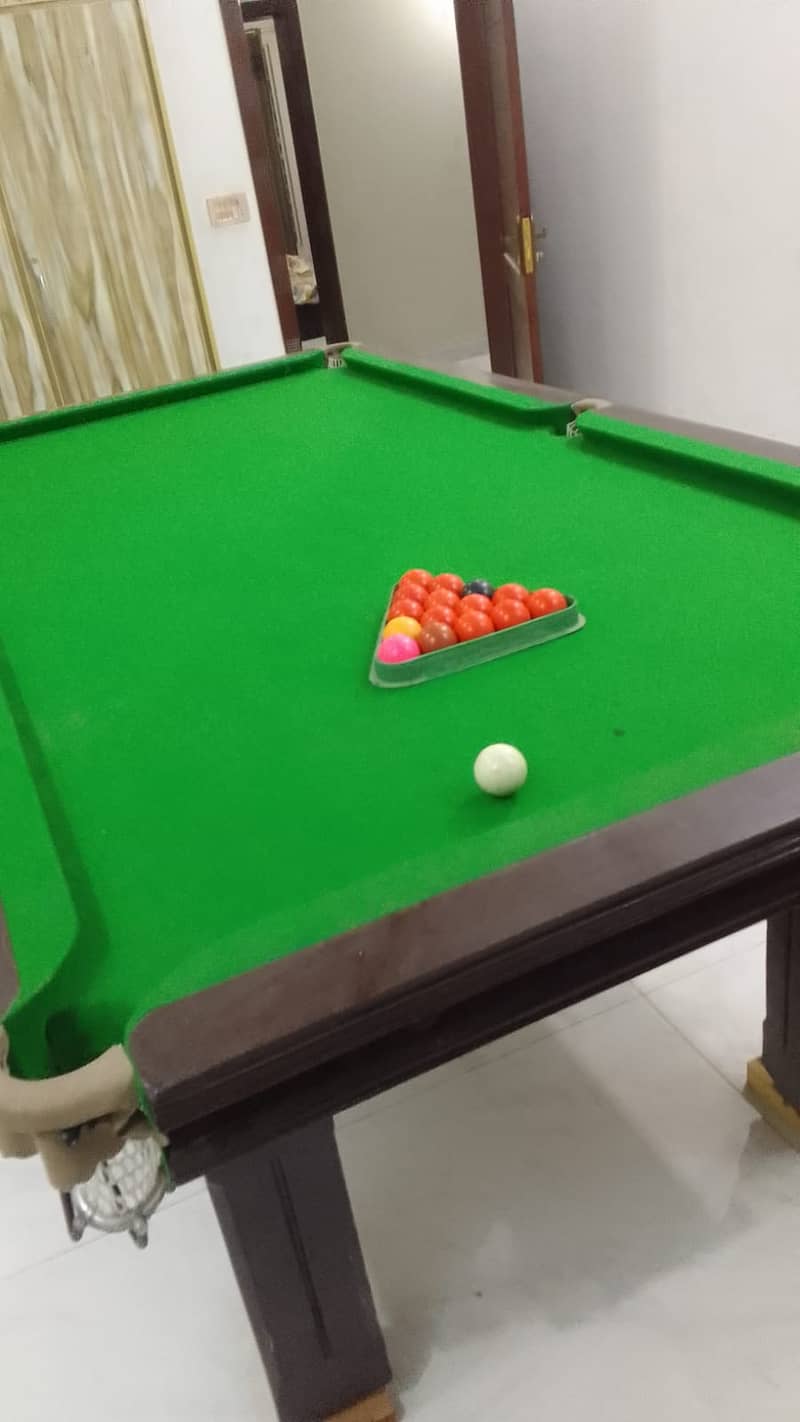 Urgent Sale One Month Home Used Snooker Table For Sale 1