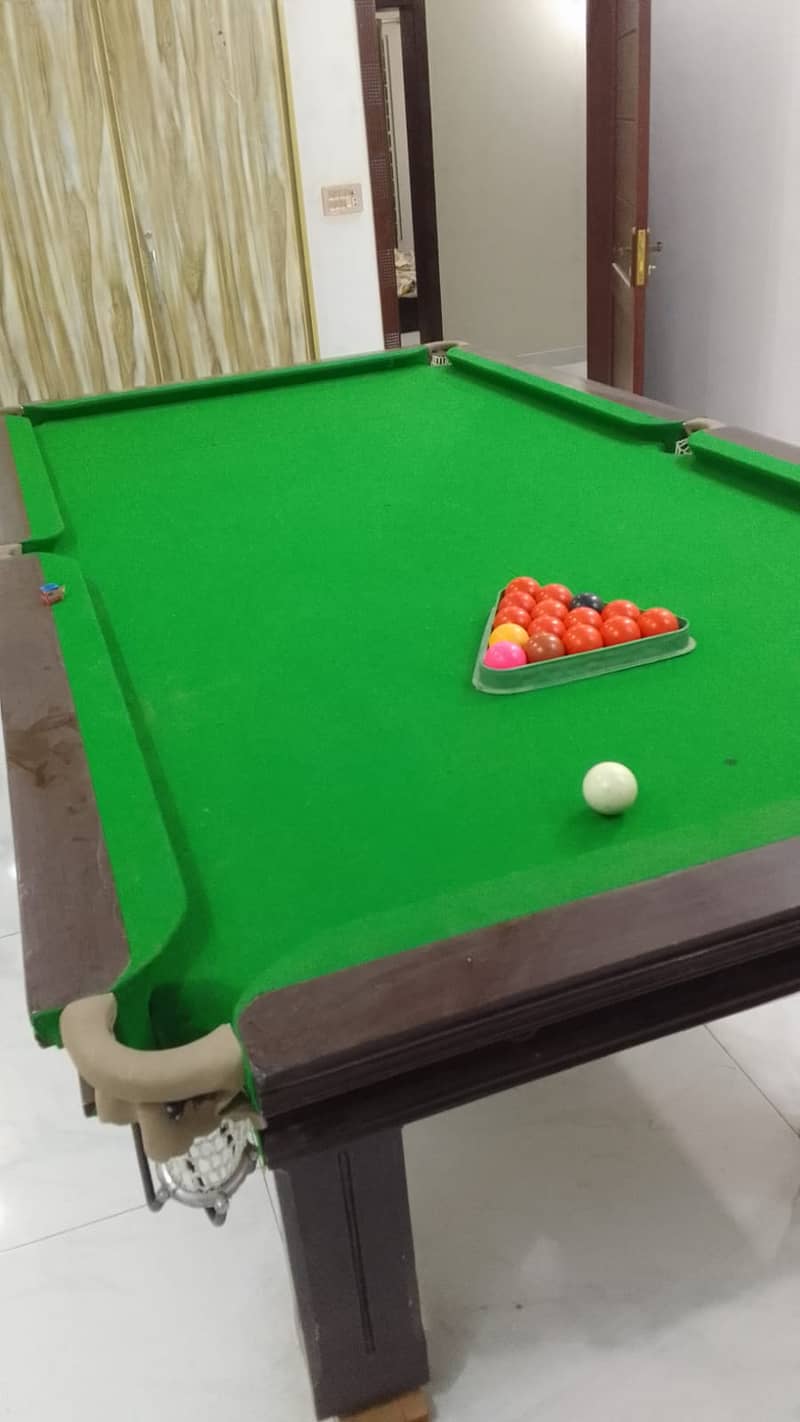 Urgent Sale One Month Home Used Snooker Table For Sale 2