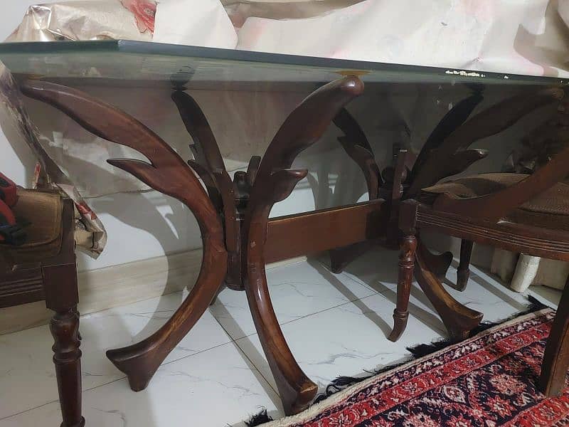 Dining table without chairs for sale 0