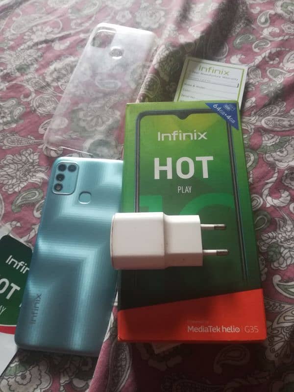 Infinix Hot 10 play (PTA) 4/64 0