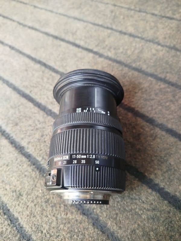 Nikon mount 50 mm 1.8 and sigma 17 50 f 2.8 for sale 3