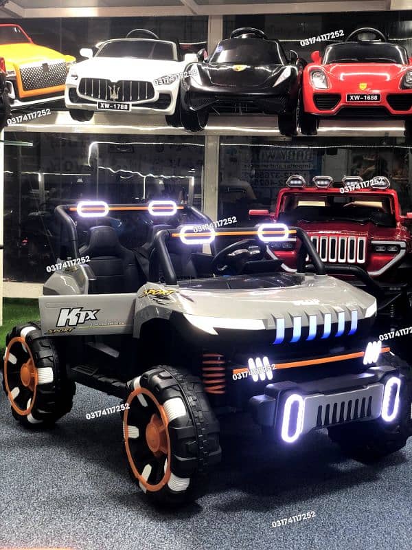 Kids 2 Seater Jeeps|Rechargeable Jeeps|Electric Jeeps Big Size 0