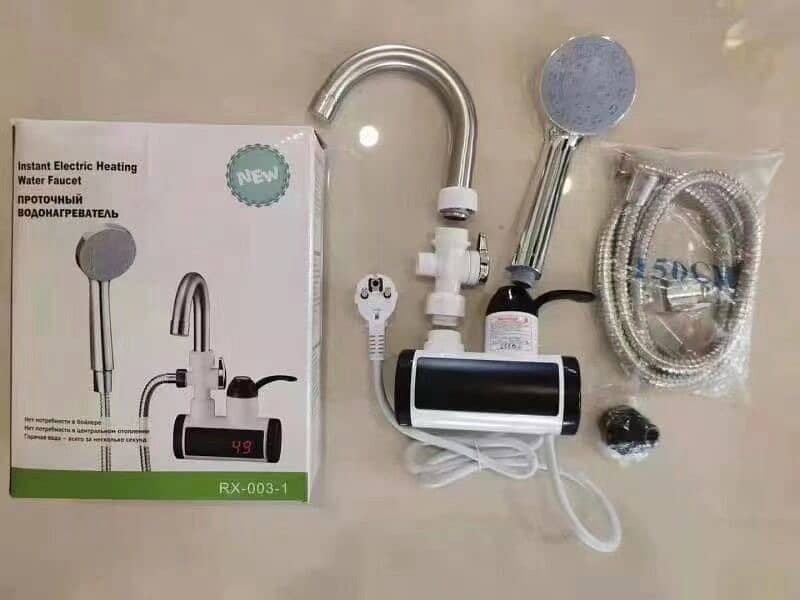 Electric water tap geyser with or without shower 0