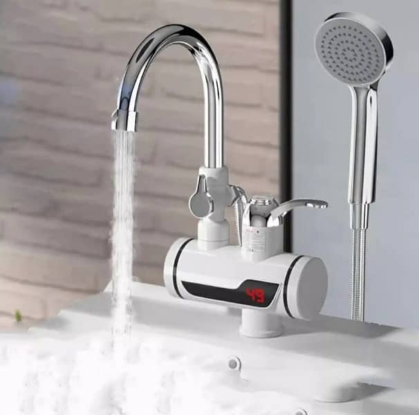 Electric water tap geyser with or without shower 3