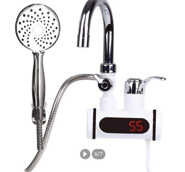 Electric water tap geyser with or without shower 5