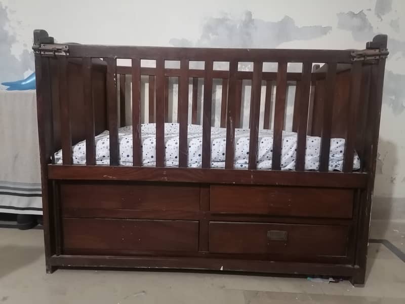 Pure Wood Baby Cot 0