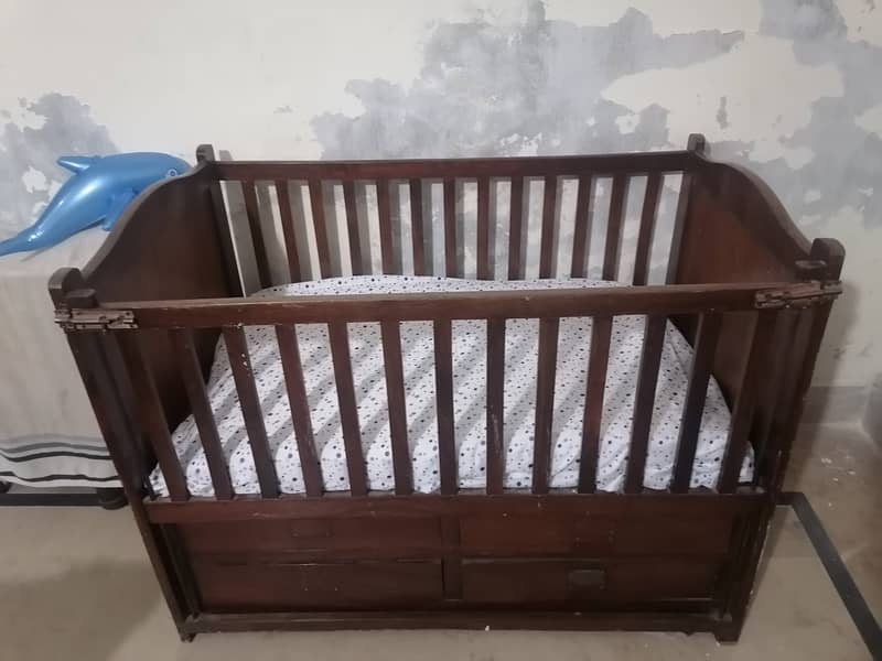 Pure Wood Baby Cot 4