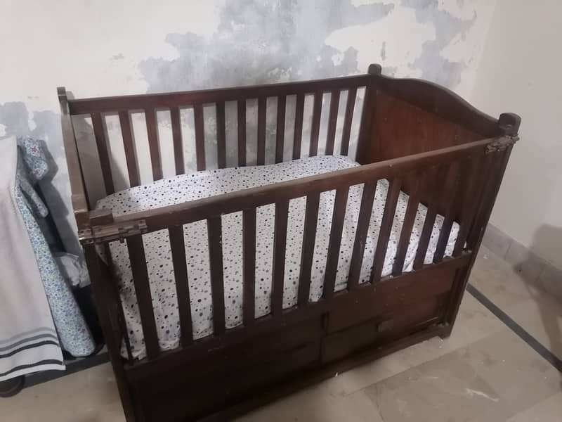 Pure Wood Baby Cot 5