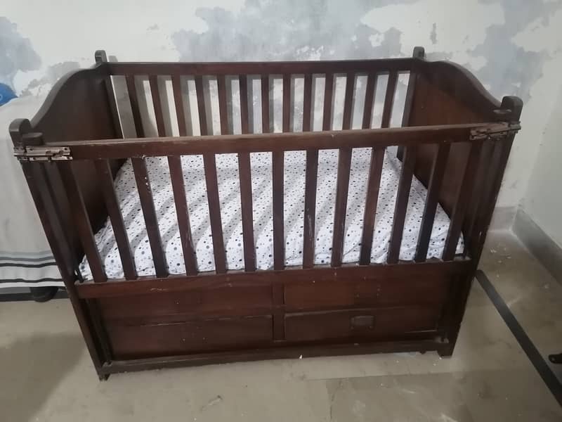 Pure Wood Baby Cot 8