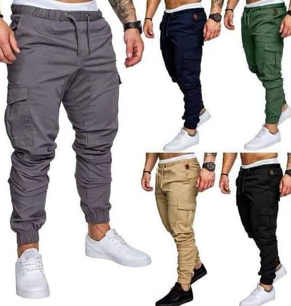 six pocket Cargo trousers 0