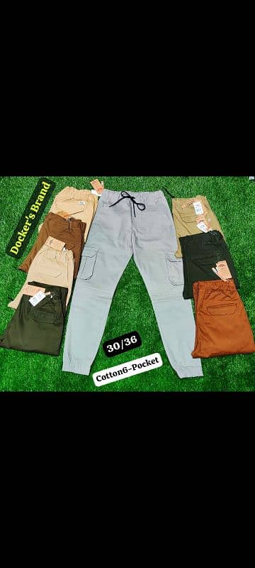 six pocket Cargo trousers 10