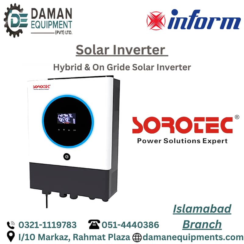 Solar Inverter REVO VM IV PRO T 6kW - Can operate without Battery 0