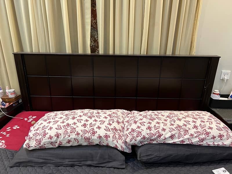 Bed | Queen Size Bed | Wood Bed with Mattress 6